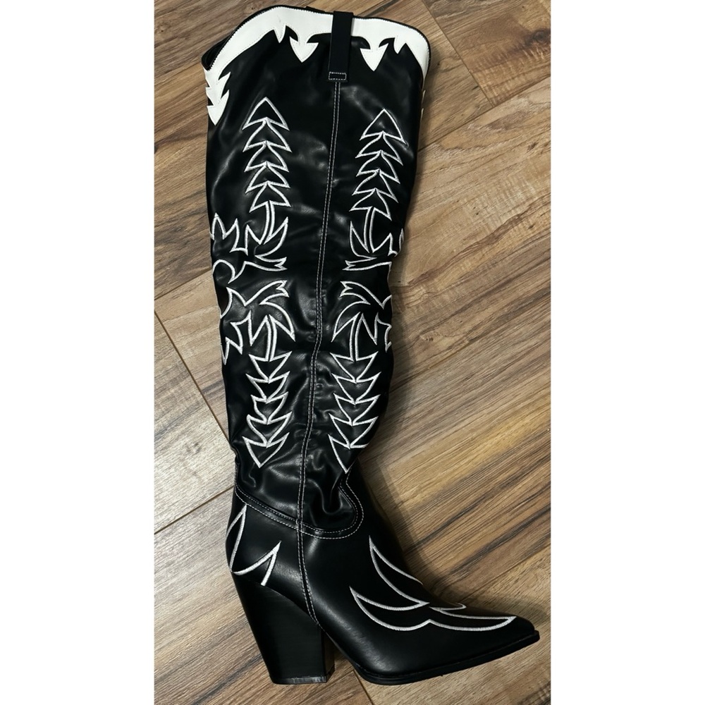 NWOB Thigh High Over the Knee CowBoy Boots